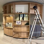 Opbouw nieuwe receptiebalie