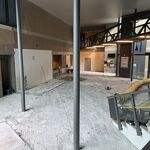 Oude vloer hal verwijderen